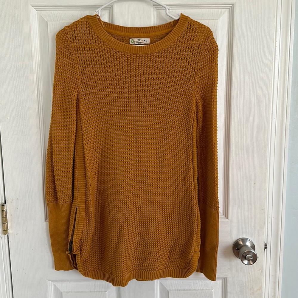 Mustard Yellow Knitted Sweater